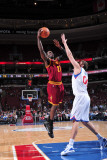 Cleveland Cavaliers v Philadelphia 76ers: J.J. Hickson and Spencer Hawes Photographic Print by David Dow