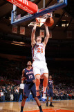 Atlanta Hawks v New York Knicks: Timofey Mozgov and Al Horford Photographic Print by Nathaniel S. Butler