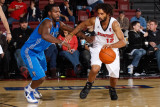 Texas Legends v Idaho Stampede: Salim Stoudamire and Justin Dentmon Photographic Print by Otto Kitsinger