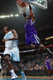 Sacramento Kings v New Orleans Hornets: Jason Thompson and Emeka Okafor Photographic Print by Chris Graythen