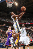Los Angeles Lakers v Utah Jazz: Ronnie Price Photographic Print by Melissa Majchrzak