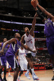 Sacramento Kings v Los Angeles Clippers: DeAndre Jordan, Samuel Dalembert and Jason Thompson Photographic Print by Noah Graham