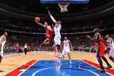 New Jersey Nets v Philadelphia 76ers: Devin Harris and Tony Battie Photographic Print by Jesse D. Garrabrant