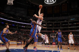 New York Knicks v Los Angeles Clippers: Blake Griffin and Ronny Turiaf Photographic Print by Noah Graham