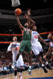 Milwaukee Bucks v Philadelphia 76ers: John Salmons Photographic Print by Jesse D. Garrabrant
