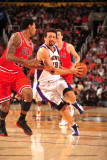 Chicago Bulls v Phoenix Suns: Hedo Turkoglu and James Johnson Photographic Print by Barry Gossage