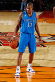 Texas Legends v Idaho Stampede: Antonio Daniels Photographic Print by Otto Kitsinger