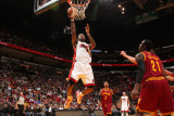 Cleveland Cavaliers v Miami Heat: LeBron James Photographic Print by Victor Baldizon