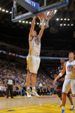 Miami Heat v Golden State Warriors: David Lee Photographic Print by Rocky Widner