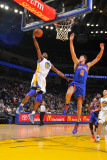 New York Knicks v Golden State Warriors: Dorell Wright and Danilo Gallinari Photographic Print by Rocky Widner