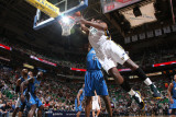 Orlando Magic v Utah Jazz: Al Jefferson and Dwight Howard Photographic Print by Melissa Majchrzak