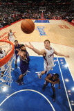 Sacramento Kings v Los Angeles Clippers: Blake Griffin and DeMarcus Cousins Photographic Print by Noah Graham