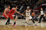 Chicago Bulls v Cleveland Cavaliers: Daniel Gibson, Kyle Korver and Joakim Noah Photographie par David Liam Kyle