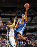 Golden State Warriors v Memphis Grizzlies: Stephen Curry and Mike Conley Photographic Print by Joe Murphy