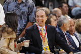 Detroit Pistons v Golden State Warriors: Joe Lacob Photographic Print by Rocky Widner