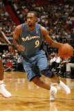 Washington Wizards v Miami Heat: Gilbert Arenas Photographic Print by Issac Baldizon