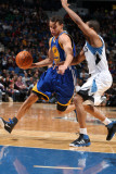 Golden State Warriors v Minnesota Timberwolves: Stephen Curry and Sebastian Telfair Lámina fotográfica por David Sherman Golden State Warriors v Minnesota Timberwolves: Stephen Curry and Sebastian Telfair Lámina fotográfica por David Sherman