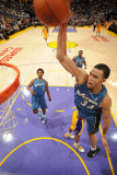Washington Wizards v Los Angeles Lakers: JaVale McGee Photographic Print by Andrew Bernstein
