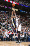 Los Angeles Clippers v Utah Jazz: Deron Williams and Royal Ivey Photographic Print by Melissa Majchrzak