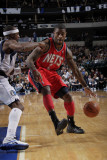 New Jersey Nets v Dallas Mavericks: Terrance Williams and Jason Terry Photographic Print by Glenn James