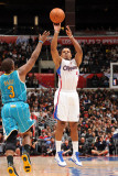 New Orleans Hornets v Los Angeles Clippers: Randy Foye and Chris Paul Photographic Print by Noah Graham
