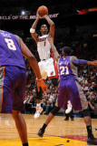 Phoenix Suns v Miami Heat: Chris Bosh Photographic Print by Andrew Bernstein