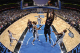 Atlanta Hawks v Orlando Magic: Josh Powell and Rashard Lewis Photographic Print by Fernando Medina