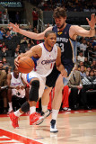 Memphis Grizzlies v Los Angeles Clippers: Eric Gordon and Marc Gasol Photographic Print by Noah Graham