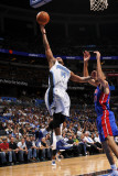 Detroit Pistons v Orlando Magic: Jameer Nelson Photographic Print by Fernando Medina