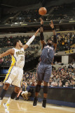 Charlotte Bobcats v Indiana Pacers: Stephen Jackson and Danny Granger Photographie par Ron Hoskins