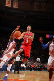 New Jersey Nets v New York Knicks: Devin Harris, Raymond Felton and Amare Stoudemire Photographic Print by Nathaniel S. Butler