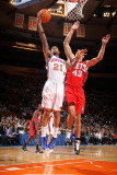 New Jersey Nets v New York Knicks: Wilson Chandler and Kris Humphries Photographic Print by Nathaniel S. Butler