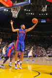 Detroit Pistons v Golden State Warriors: Tayshaun Prince Fotografisk tryk af Rocky Widner