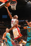 New Orleans Hornets v Miami Heat: Erick Dampier Photographic Print by Victor Baldizon