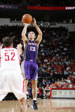 Phoenix Suns v Houston Rockets: Steve Nash and Brad Miller Photographic Print by Bill Baptist
