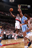 Denver Nuggets v Portland Trail Blazers: Arron Afflalo and Wesley Matthews Photographic Print by Sam Forencich