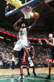 Miami Heat v Utah Jazz: Paul Millsap Photographic Print by Melissa Majchrzak