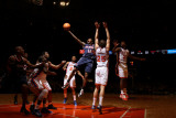 Atlanta Hawks v New York Knicks: Jamal Crawford and Timofey Mozgov Photographic Print by Nathaniel S. Butler