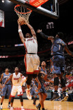 Charlotte Bobcats v Miami Heat: Chris Bosh Photographic Print by Andrew Bernstein