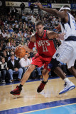 New Jersey Nets v Dallas Mavericks: Brook Lopez and Brendan Haywood Photographic Print by Glenn James