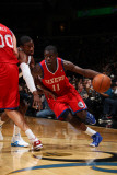 Philadelphia 76ers v Washington Wizards: Jrue Holiday and John Wall Photographic Print by Ned Dishman