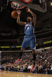 Minnesota Timberwolves v Dallas Mavericks: Wesley Johnson Photographic Print by Danny Bollinger