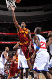 Cleveland Cavaliers v Philadelphia 76ers: Antawn Jamison and Jodie Meeks Photographic Print by Jesse D. Garrabrant