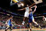 Golden State Warriors v Utah Jazz: Ronnie Price and David Lee Photographic Print by Melissa Majchrzak
