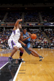 Washington Wizards v Sacramento Kings: Al Thornton and Carl Landry Photographic Print by Rocky Widner