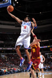 Cleveland Cavaliers v Philadelphia 76ers: Andre Iguodala and Anthony Parker Photographic Print by Jesse D. Garrabrant