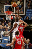 New Jersey Nets v Sacramento Kings: Carl Landry and Brook Lopez Photographic Print by Don Smith
