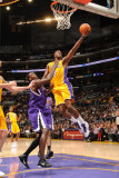 Sacramento Kings v Los Angeles Lakers: Lamar Odom Photographic Print by Noah Graham