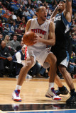 Detroit Pistons v Minnesota Timberwolves: Tayshaun Prince and Michael Beasley Fotografisk tryk af David Sherman