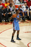 Oklahoma City Thunder v Houston Rockets: Jeff Green Photographic Print by Bill Baptist